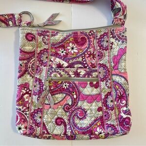 Vera Bradley Hipster Crossbody Bag - Paisley Meets Plaid Pattern